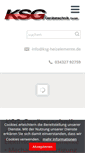 Mobile Screenshot of ksg-heizelemente.de